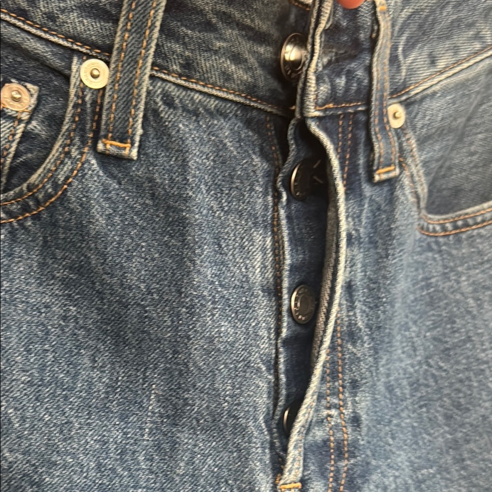Everlane The Curvy 90’s Cheeky Straight Women's Blue Jeans SZ: 26R - Picture 4 of 9